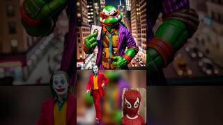 Superheroes as Ninja Turtle 💥😱 Marvel \u0026 DC all Characters #avengers #spiderman #shorts