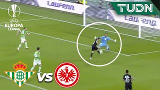 ¡ATAJADÓN y Bravo los mantiene vivos! | Betis 1-2 Frankfurt | UEFA Europa League - 8vos | TUDN