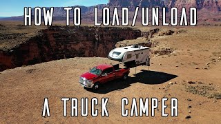 How to Load (and Unload) a Truck Camper