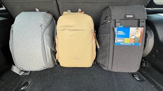 Peak Design Everyday Zip 20L vs Shimoda Urban Explore 20L vs Think Tank Urban Access 15