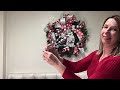 how to make a christmas wreath on evergreen base with a bestie bow easy u0026 on the budget