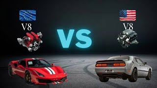 #american muscle V8 Sound VS European V8 Sound.who is better?the different betwe