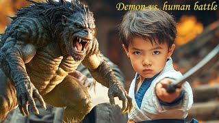 Demon vs. human battle: An 8-year-old boy, with peerless skills, kills demons to save the world.