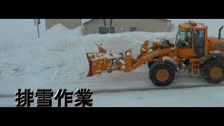 【排雪作業】　除雪ドーザー出動！！