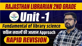 Class 3 Rajasthan Librarian 2nd Grade Unit -1 Fundamental of library science