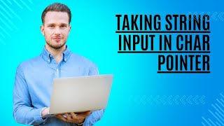 Taking string input in char pointer