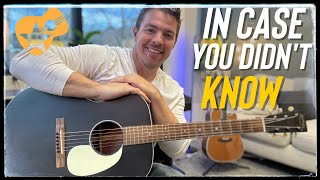 Easy Strumming Pattern | In Case You Didn’t Know - Brett Young  (Beginner Guitar Lesson)