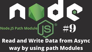 Node.JS Tutorial for beginners #09 NodeJS tutorial working with Path Module in NodeJS