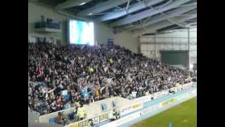 Brighton fans singing North Stand - West Stand