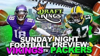 Sunday Night Football Draftkings Showdown Picks: Minnesota Vikings at Green Bay Packers