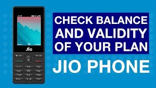 JioCare - How to Check Balance and Validity of your Plan on Jio Phone (Hindi) - Reliance Jio