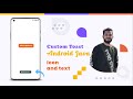 How to create a custom Toast || Icon with Text || Android Studio Java 2024  #androidstudio