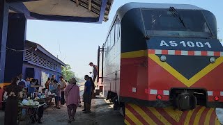 Sightseeing trip from Phnom Penh to Kompot by train/ជិះរថភ្លើងទៅកំពតមើលទេសភាពស្រុកស្រែ🚞🚂💃❤💚