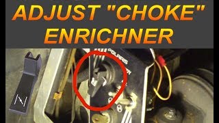 How To Adjust Choke/Enricher for Mikuni ✔