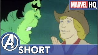 Hulk Doesn't Like Spiders! | Marvel Mash-Ups: Hulk | Rick Jones