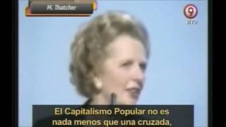 3 Discursos neoliberal Reagan, Thatcher y Menem