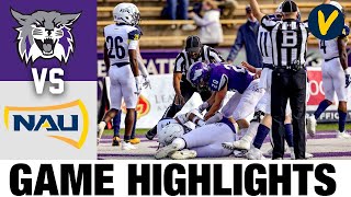 #3 Weber State vs Northern Arizona Highlights | FCS 2021 Spring College Football Highlights