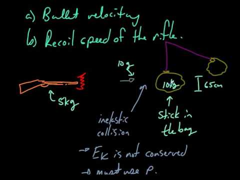 Solving A Bullet Velocity Ballistics Problem - YouTube