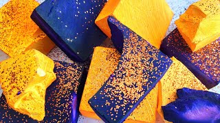 Dyed Crisp, Fluffy, Crunchy NEXO Gym Chalk Blocks ~ ASMR