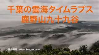 4K 千葉の雲海、鹿野山九十九谷 〜 Sea of Clouds Timelapse