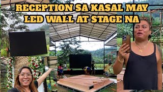 RECEPTION NG KASAL NI MAMA CITA , MAY LED WALL ANG STAGE BONGGA TALAGA @SimplyAmory