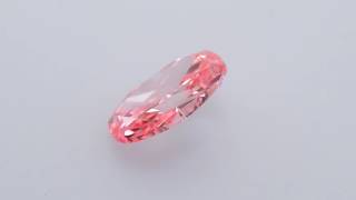 Natural Diamond Oval 0.90ct Fancy Vivid Pink VVS1 HPHT By Avner Cahana