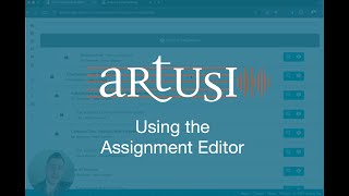 Artusi: Using The Assignment Editor