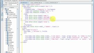 Cakephp Auth Component Tutorial Part 1