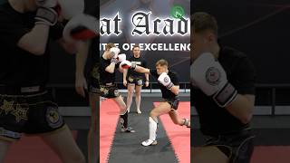 Kickboxing Sparring Drills - Leading with the Right Straight Punch with Mick Crossland