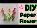 Easy paper flowers/ How to make Paper flowers /Paper craft by Aastik Paper Craft