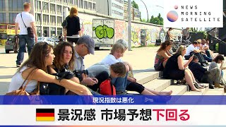 独景況感 市場予想下回る　現況指数は悪化【モーサテ】