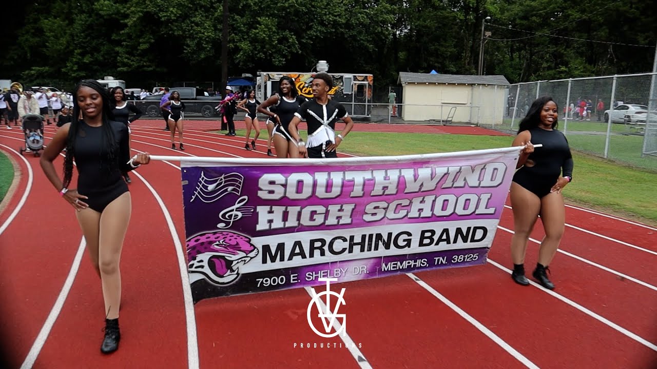 Marching In Southwind High School Marching Band At 2024 Shc Battle Of