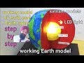 ✔Earth layers working model | 3d working model of science | earth core working project | globe model