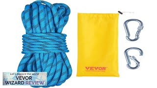 VEVOR Static Climbing Rope 96 ft Outdoor Rock Climbing Rope with 26KN Review