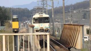 阿武隈急行線8100系 福島行き 福島学院前駅着