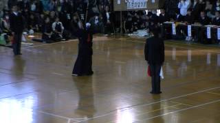 黒少剣　ｖｓ　女の都蓮武館　中学生　一回戦　第４５回長崎東少年剣道記念大会