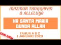 [Edisi Baru] Minggu 1 Januari 2023 - HR SANTA MARIA BUNDA ALLAH - Mazmur Tanggapan - Tahun ABC