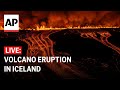 Iceland volcano LIVE: View of eruption on the Reykjanes Peninsula