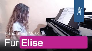 Für Elise (Beethoven) - Free Easy Piano Sheet Music