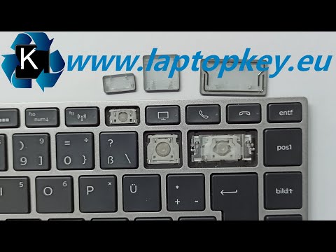HP LAPTOP KEYBOARD KEY REPAIR GUIDE 450 455 470 G5 G6 745 846 840 How to install DIY repair keys
