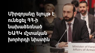 Հայաստանի արտգործնախարարը ԵԱՀԿ-ում կոչ է արել ուժեղացնել ճնշումը Բաքվի վրա