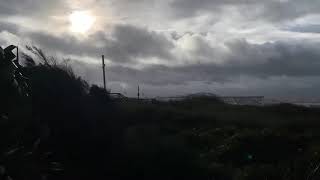 Raw video: Sun peeks through clouds in Ocean Isle Beach