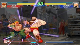 [TAS] Alex VS Zangief (CAPCOM Fighting Evolution)