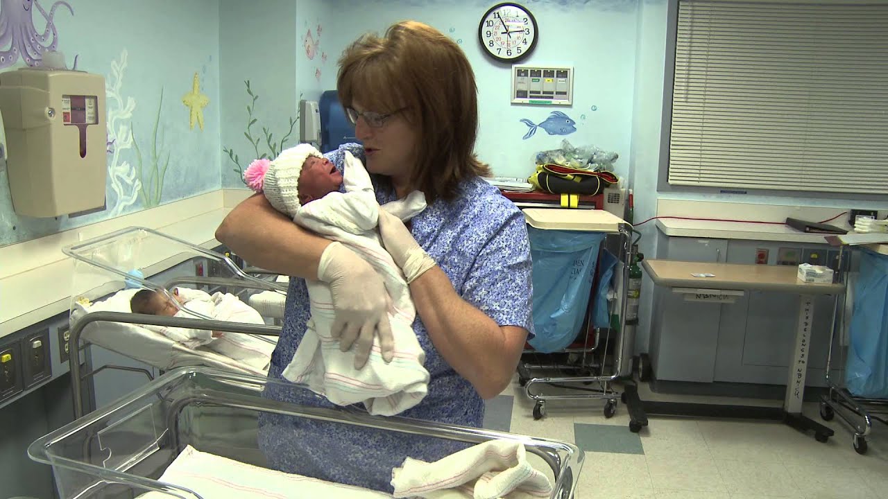 Infant - Nurse - Newborn - Baby - Hospital - Nursery - Stock Footage ...