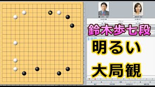 囲碁【小林光一名誉棋聖対鈴木歩七段解説】【王座戦予選B】