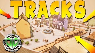 Tracks Gameplay : Train Set Building Game!  Building a Town! (PC Let's Play Sandbox Creation)