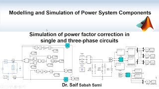 Lect 7: Simulation of power factor correction in single \u0026 three phases' circuits using Simulink