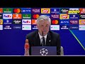 carlo ancelotti reacts to real madrid victory u0026 man city elimination champions league