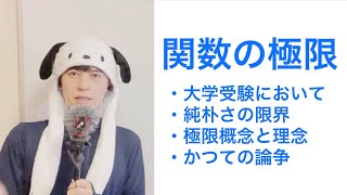 【関数の極限】大学受験における取り扱いの問題、極限概念、コーシーとワイエルシュトラスの数学史