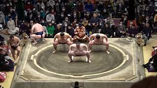 隆の勝 vs 宝富士 / 三役揃い踏み【大相撲一月場所2022】千秋楽 2022/01/23 TAKANOSHO vs TAKARAFUJI  [Grand Sumo]  高画質 現地観戦